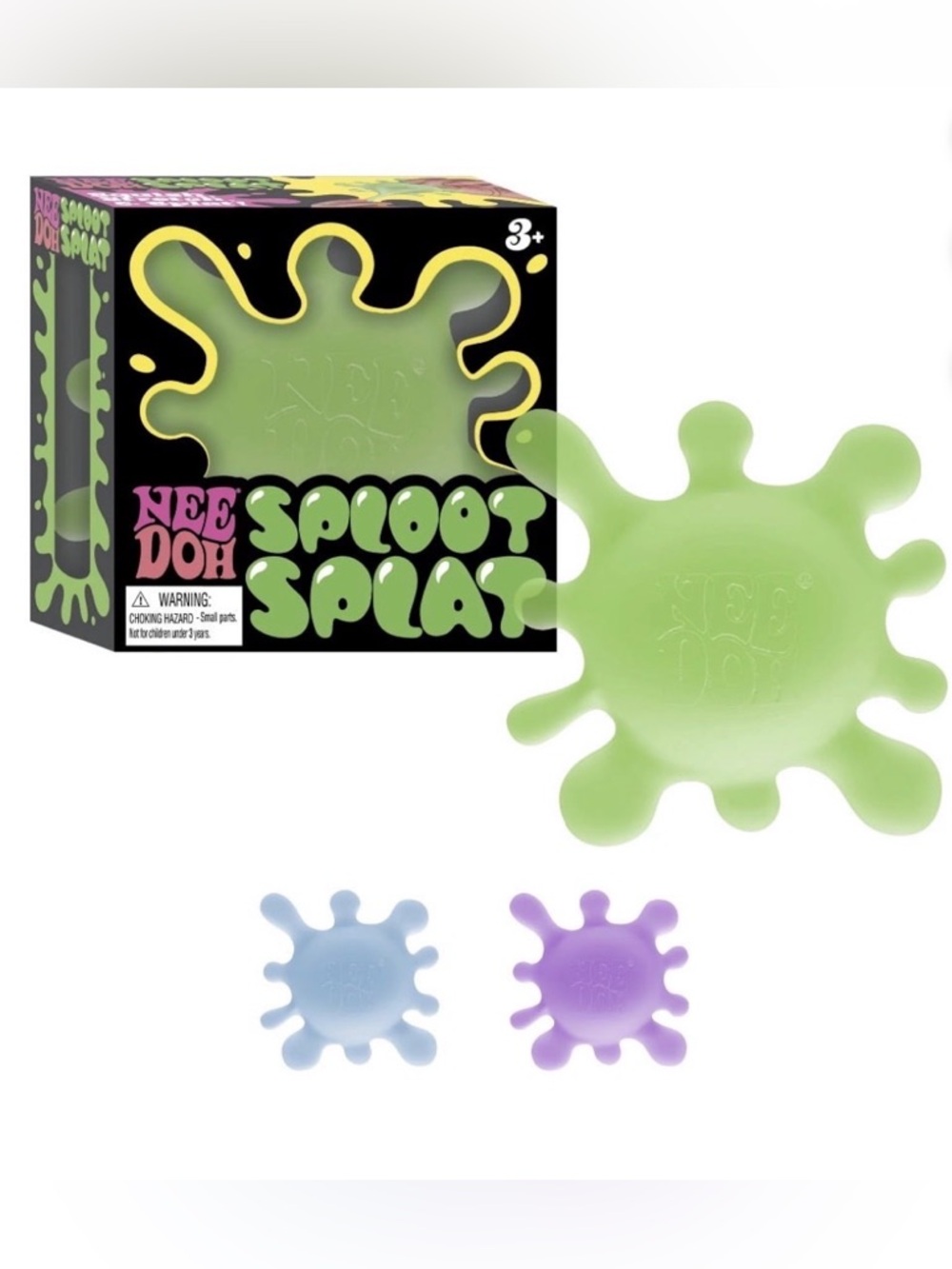 NEEDOH Sploot Splat - 100% Authentic - Single Needoh - Random Color - No Cancels